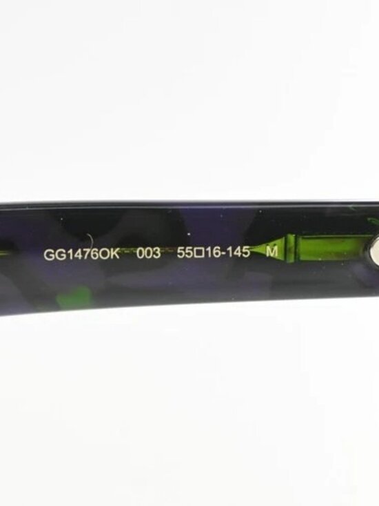 GUCCI GG Marmont Reading Glasses Eye Wear GG1476OK Plastic Black Purple 60KP555 main image 9